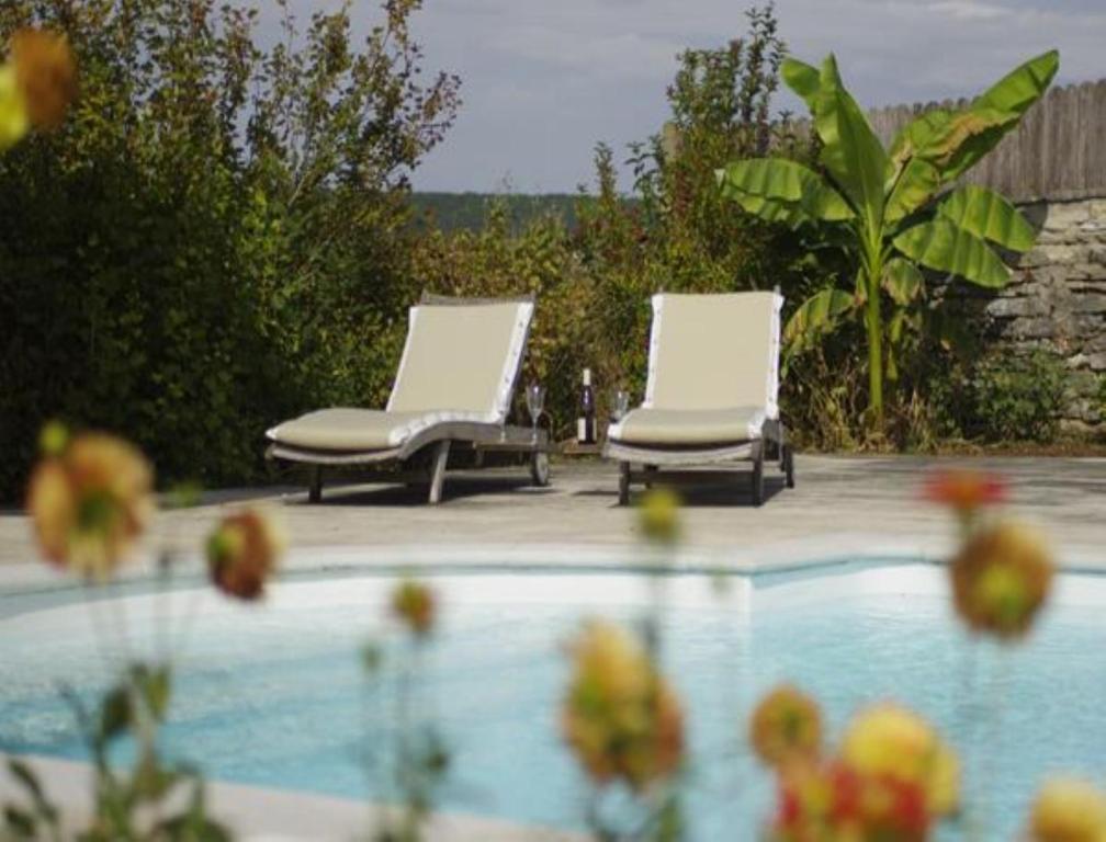 Le Clos Du Murier Chassignelles Buitenkant foto
